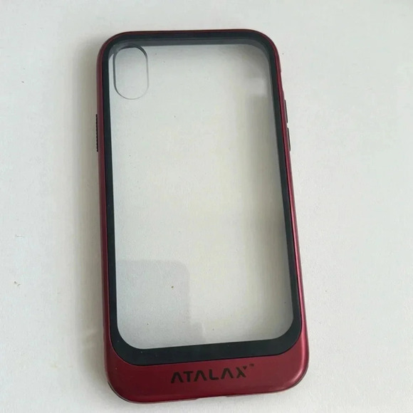 Other - ATALAX Transparent Red Protective Phone Case – Compatible with iPhone X/XR